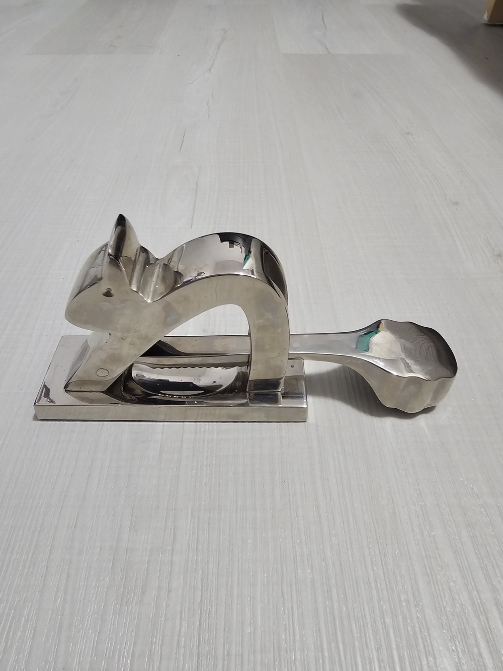 Crate&Barrel Silver Fox Nutcracker